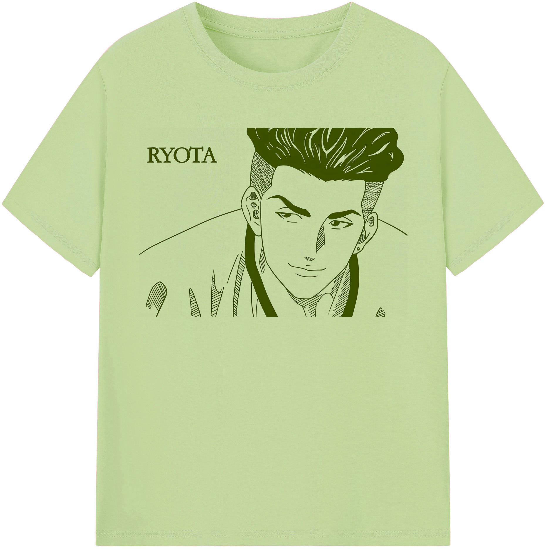 SLAM DUNK／スラムダンク 綿100％半袖Tシャツ（フロントプリント）